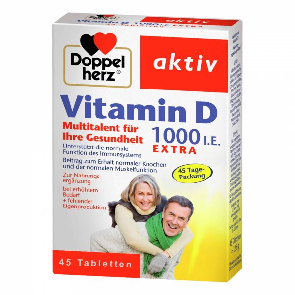 DoppelHerz vitamin D 1000IU a45