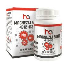 HA MAGNEZIJ 500 + B12 + D3 KAPSULE A 30