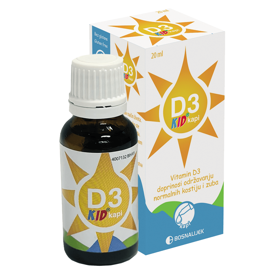 VITAMIN D3 KIDS 200 I.J. ORALNE KAPI 20 ML