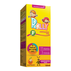 MULTIVITAMINSKI SIRUP 3+ 150 ML ROLLY