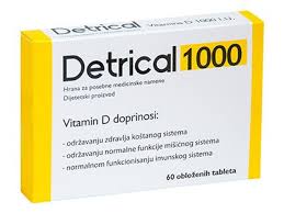 DETRICAL 1000 IU 60 TBL