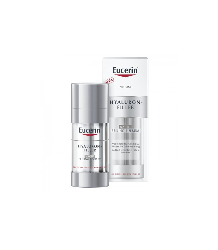 EUCERIN HYALURON FILLER NOĆNI PEELING I SERUM 2x15ML