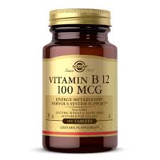 SOLGAR VITAMIN B 12 TBL A 100