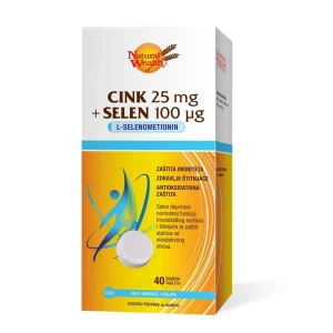 NATURAL WE.CINK 25 MG + SELEN 100 MCG EFF A 40