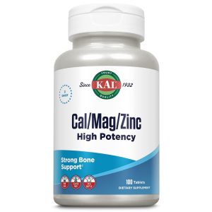 KAL CAL+MAG+ZINC  HIGH POTENCY TBL A 100