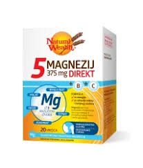 NATURAL WE. 5 MAGNEZIJ 375 MG + B + C DIREKT A 20