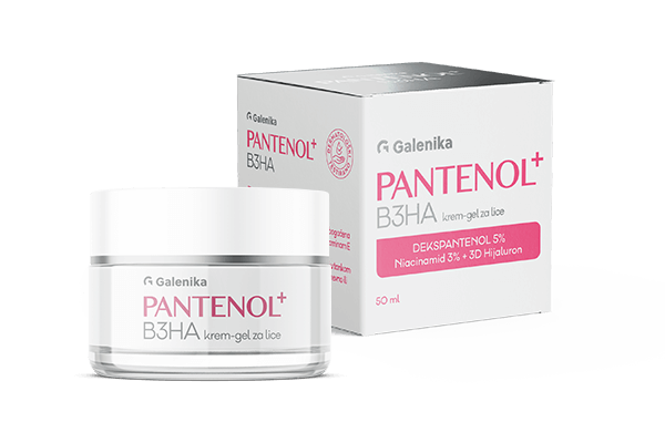 PANTENOL + B3HA KREM GEL ZA LICE 50 ML