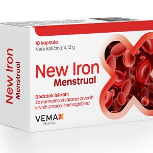 NEW IRON MENSTUAL CAPS A 10