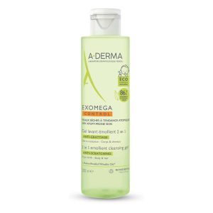 ADERMA DUO EXOMEGA GEL 2 U 1