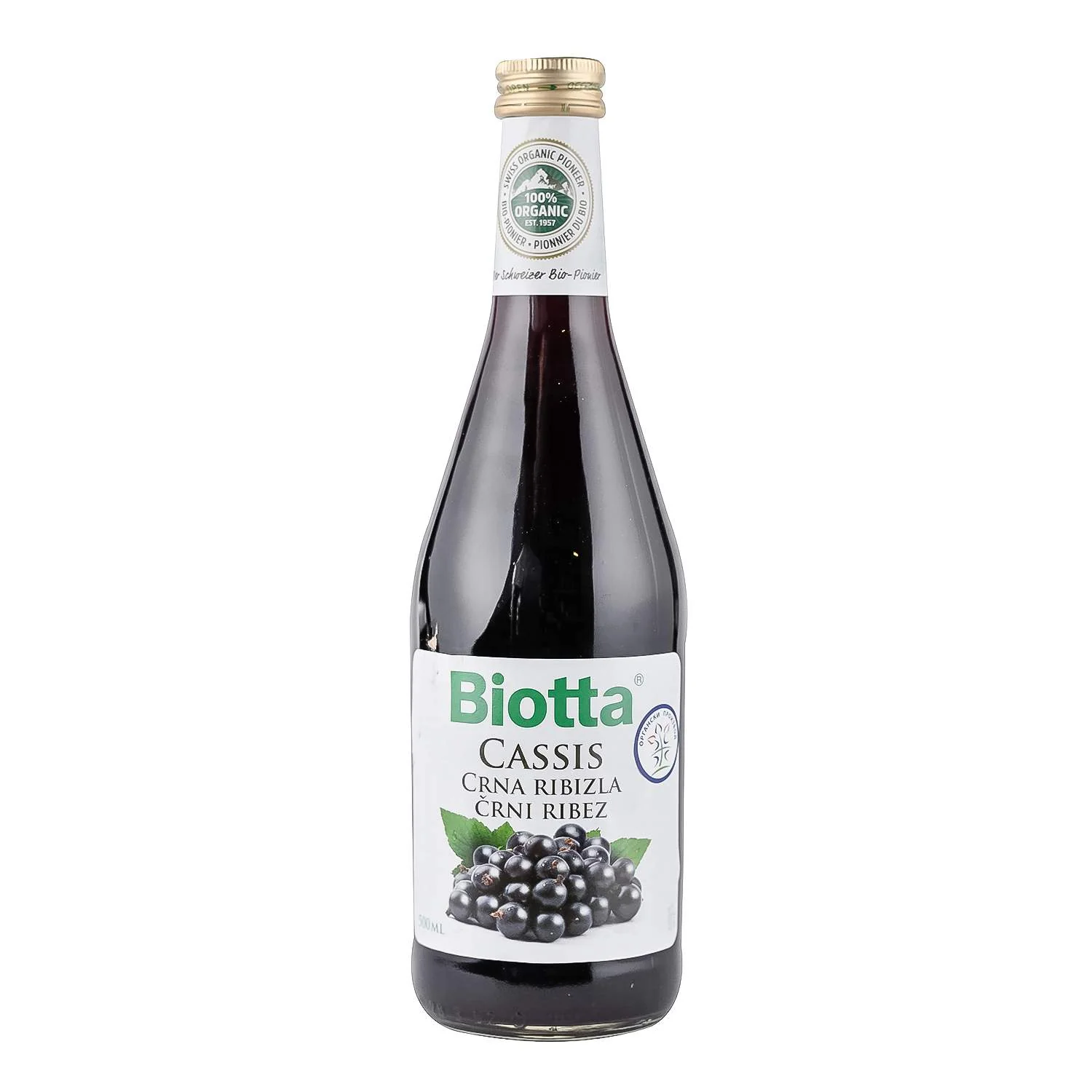 BIOTTA SOK CRNA RIBIZLA 500ML