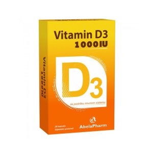 VITAMIN D3 1000 KAPSULE A30 ABELA PHARM