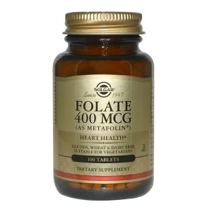 SOLGAR FOLATE 400MCG TABLETE