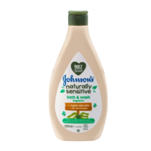 JOHNSON BABY NAT.SENSITIV KUPKA 395 ML