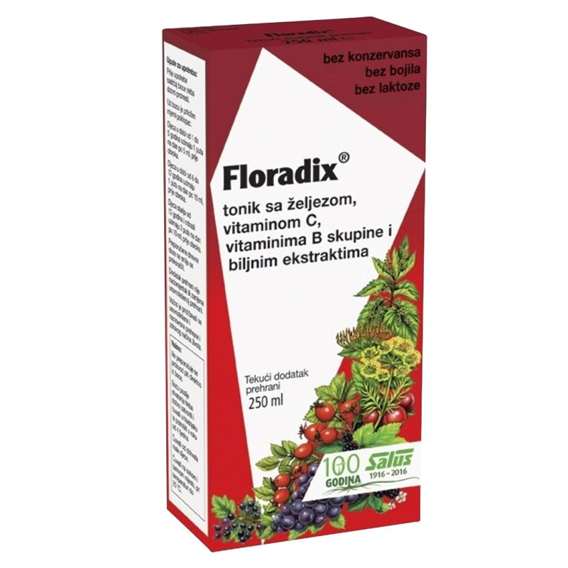 FLORADIX TONIK SA ŽELJEZOM 250ML