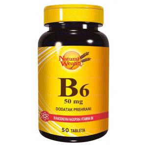 NATURAL WEALTH VITAMIN B6 50MG TABLETE A50