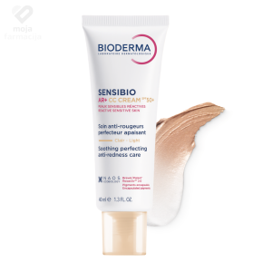 BIODERMA SENSIBIO AR+ CC SPF 50+ KREMA ZA SUNČANJE ZA KOŽU SKLONU CRVENILU 40 ML