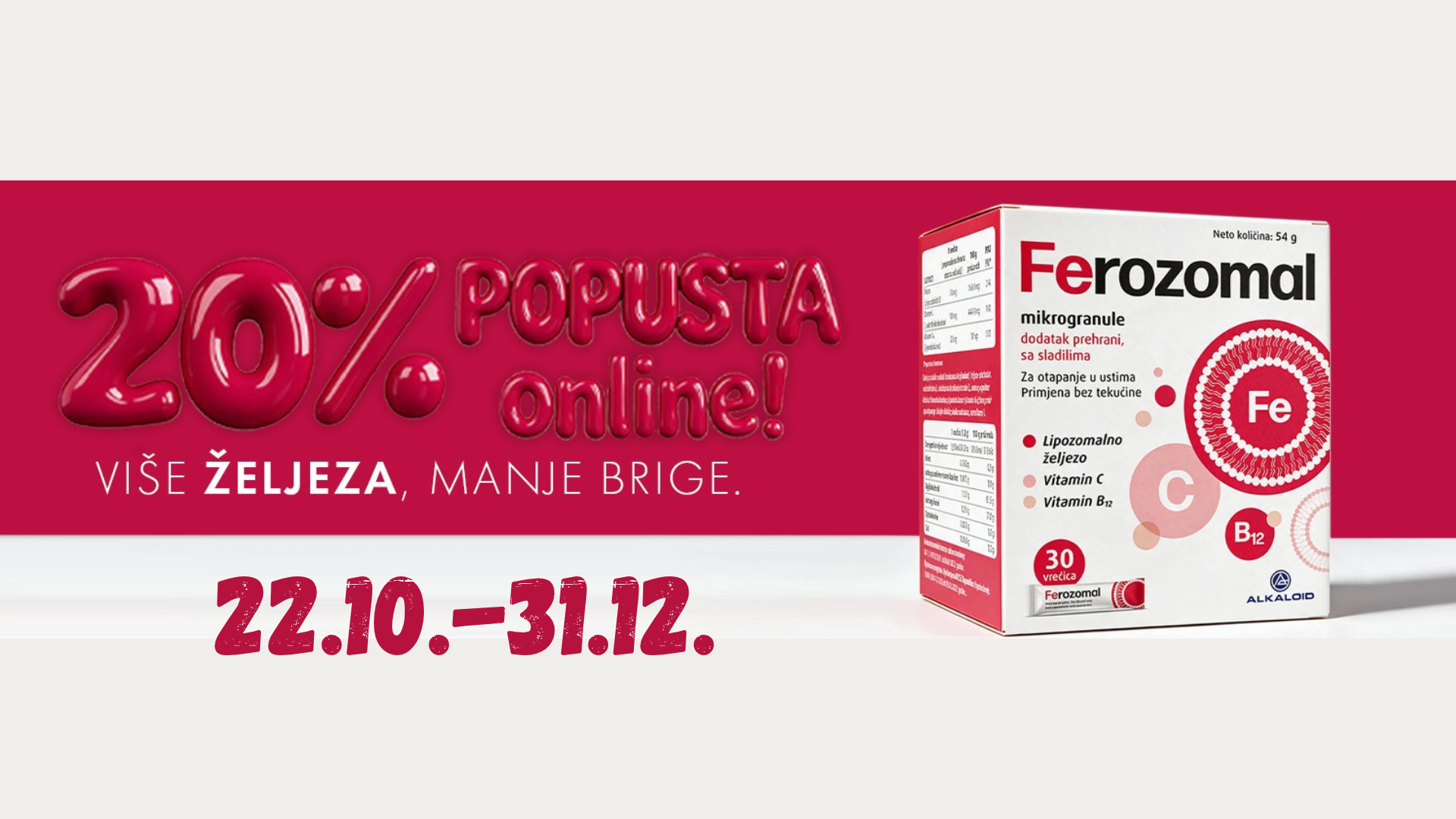 FEROZOMAL 22.10.-31.12.